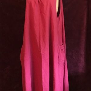 Long maxi dress with bat wing hell size 5